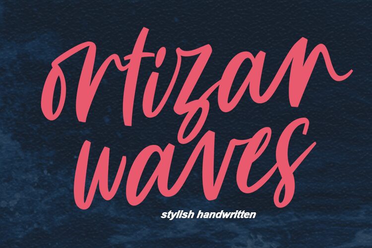 Ortizan Waves Schriftart