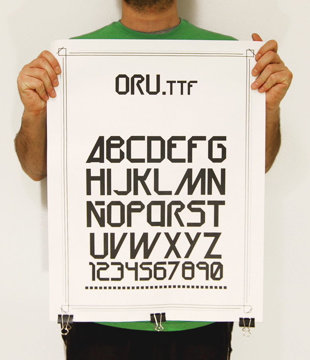 ORU Schriftart