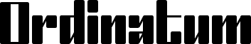 Ordinatum Bold