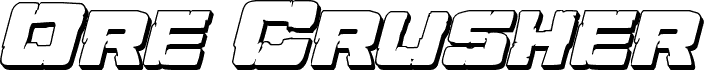 Ore Crusher 3D Italic