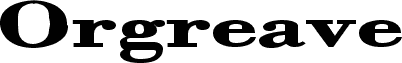 Orgreave Extended Bold