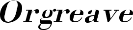 Orgreave Italic