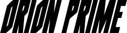 Orion Prime Italic