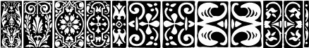 Preview of the Orna 3 font