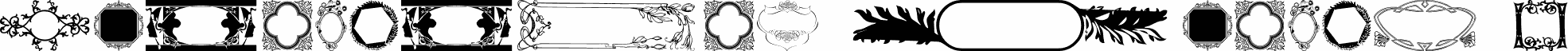 Ornamental Frames I