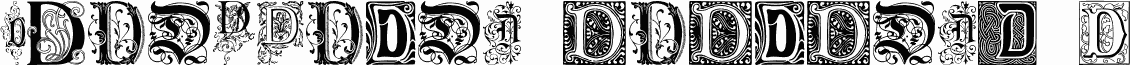 Ornamental Initials D