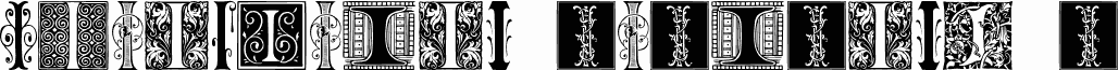 Ornamental Initials I