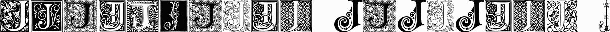 Ornamental Initials J