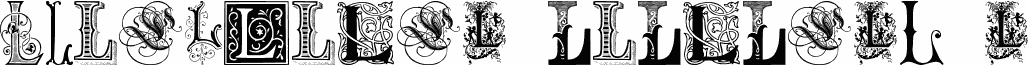 Ornamental Initials L