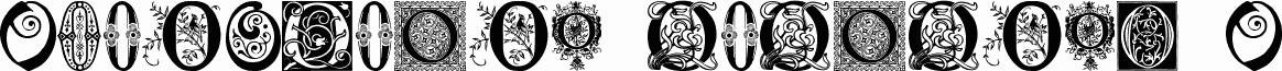 Ornamental Initials O