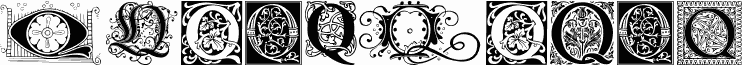 Ornamental Initials Q