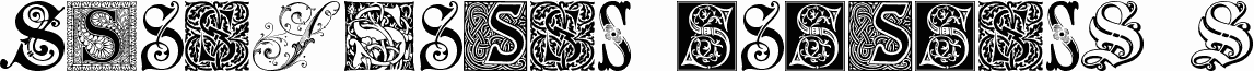 Ornamental Initials S