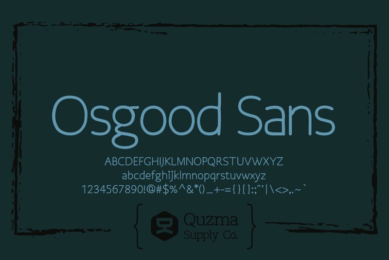 Osgood Sans Schriftart