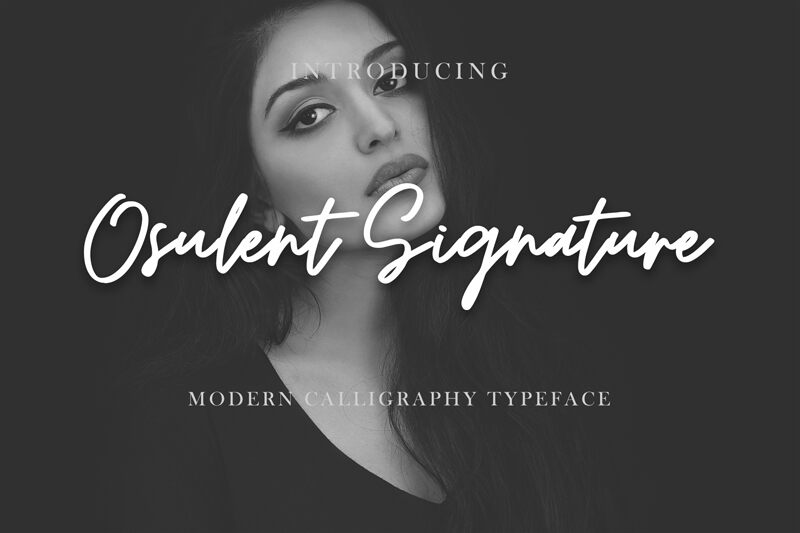 Osulent Signature Schriftart