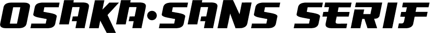 Osaka-Sans Serif