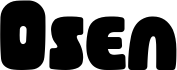 Osen Bold шрифт