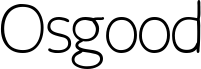 Osgood Sans