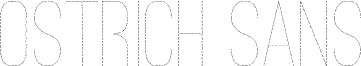 Ostrich Sans Dashed Medium