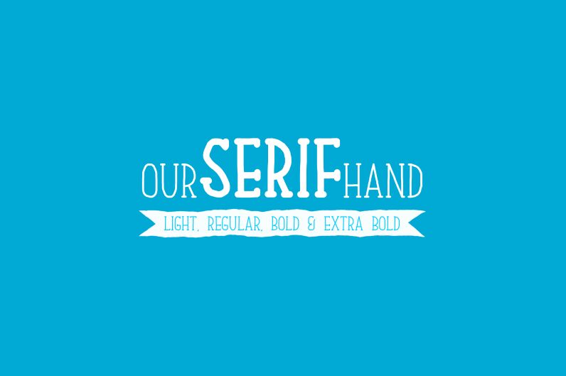 Our Serif Hand Schriftart