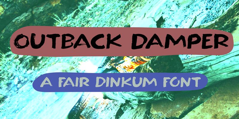 Outback Damper Schriftart