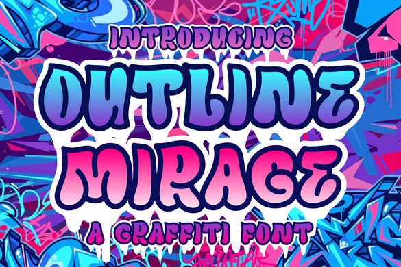 Outline Mirage フォント