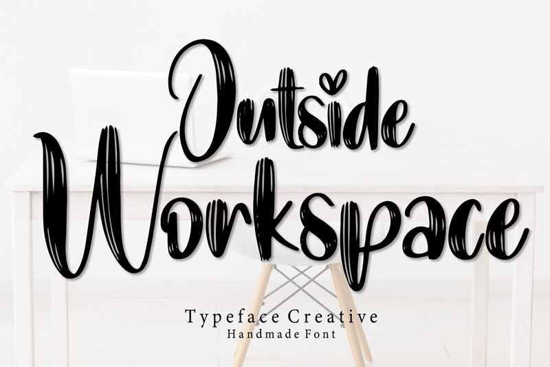 Outside Workspace Schriftart