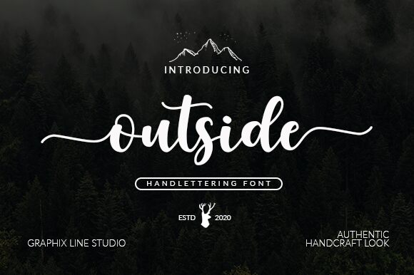 Outside Schriftart