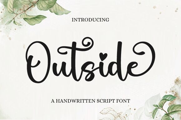 Outside Schriftart