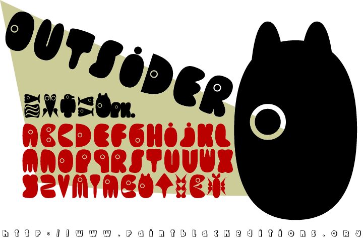Outsider Czcionka