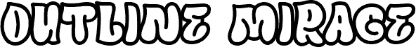 Outline Mirage Line Schriftart