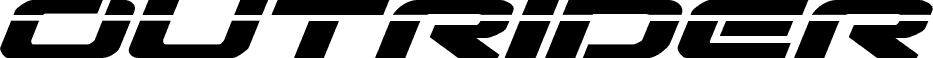 Outrider Laser Bold Italic