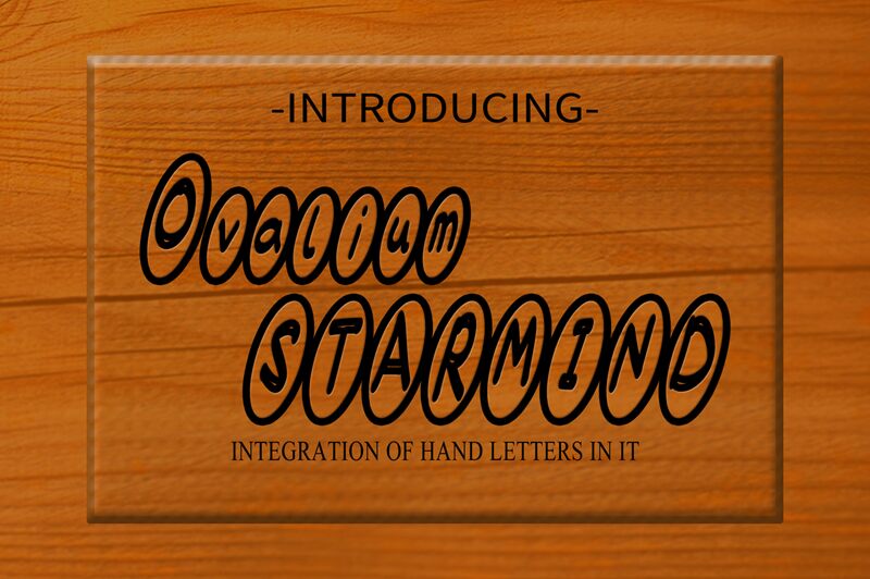 ovalium starmind Font