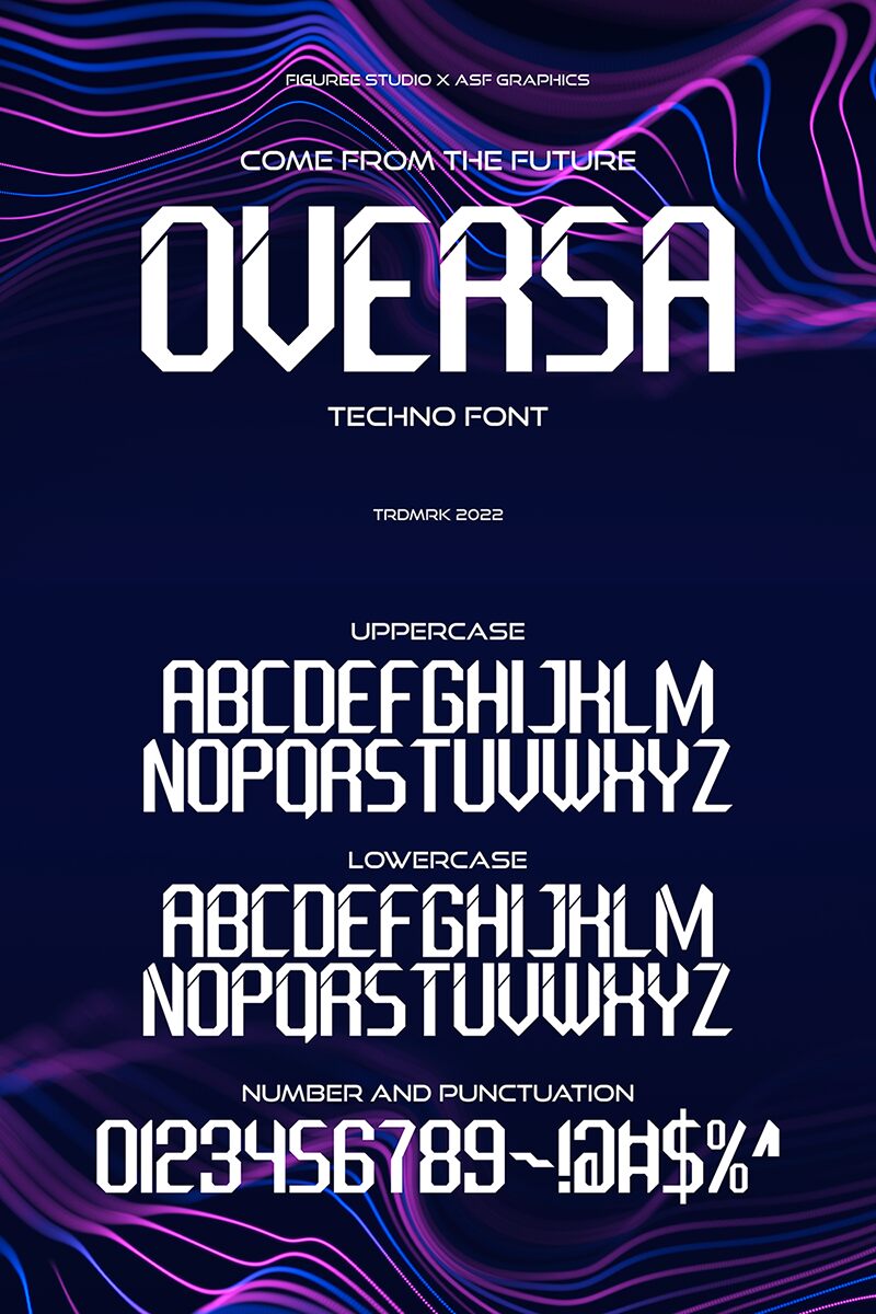Oversa Schriftart