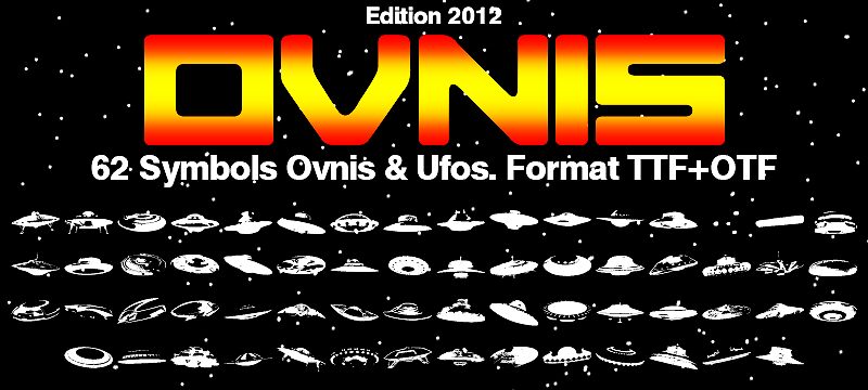 Ovnis Schriftart