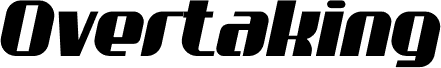 Overtaking Italic