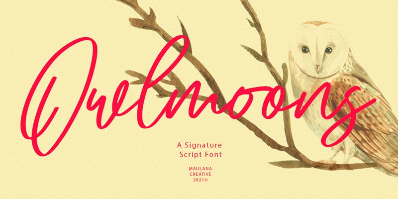 Owlmoons Druh písma