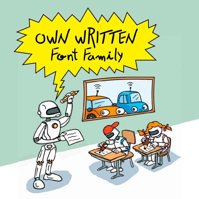 Own Written Regular — Présentation de la police
