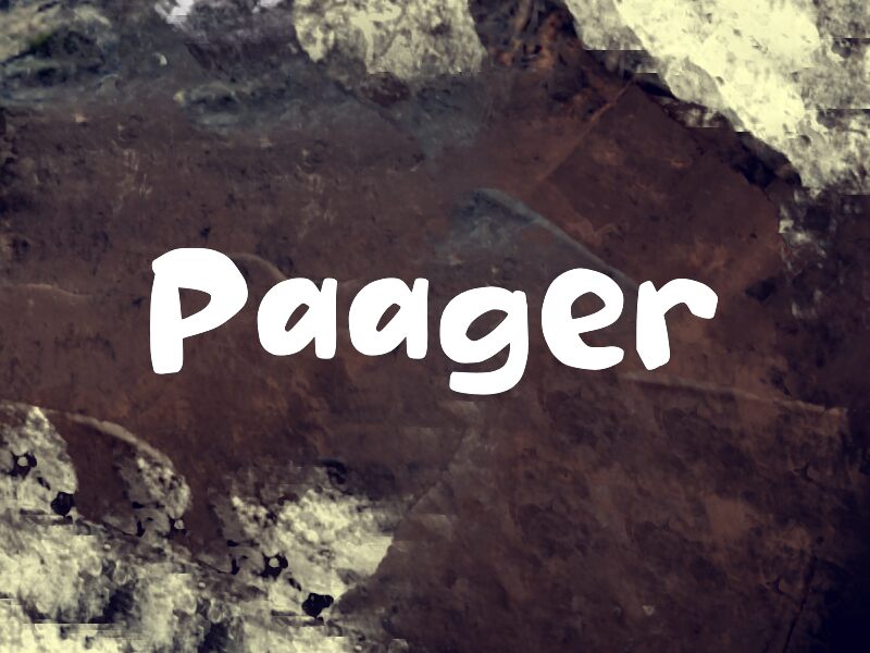 Paager 字体