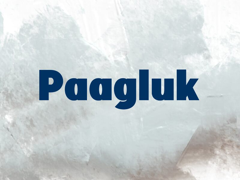 Paagluk Schriftart