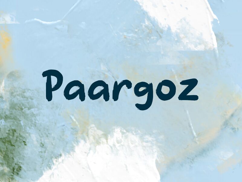Prezentacja i próbka wizualna czcionki Paargoz