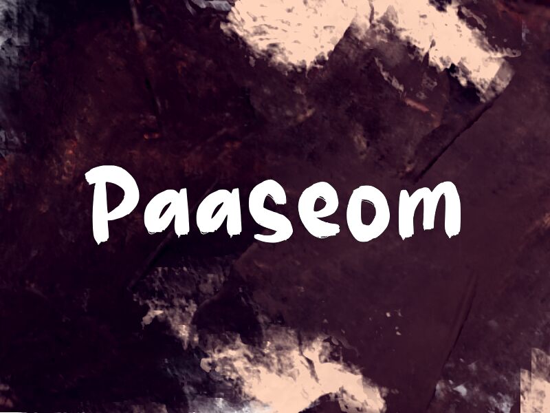 Paaseom 字体