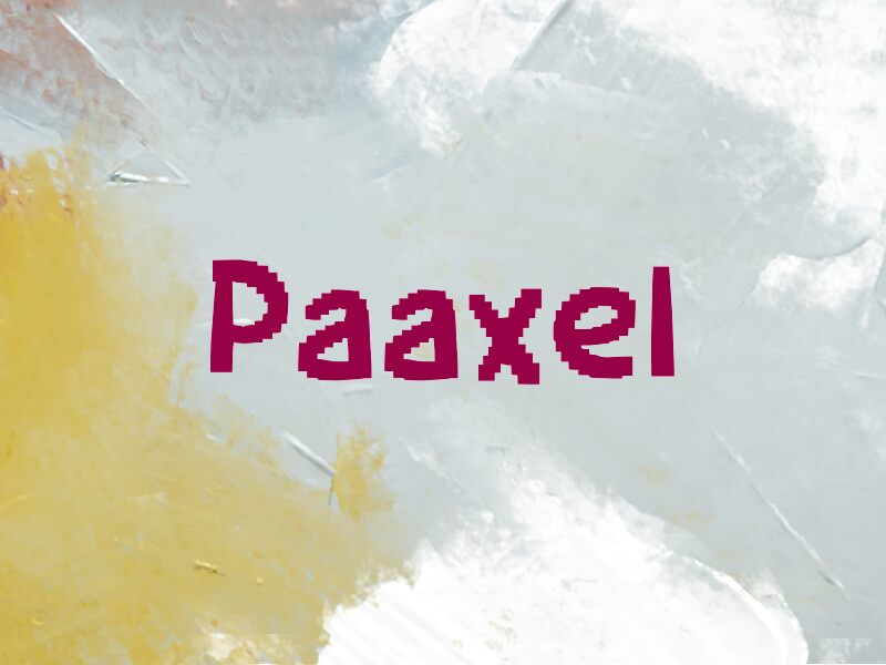 Paaxel Czcionka