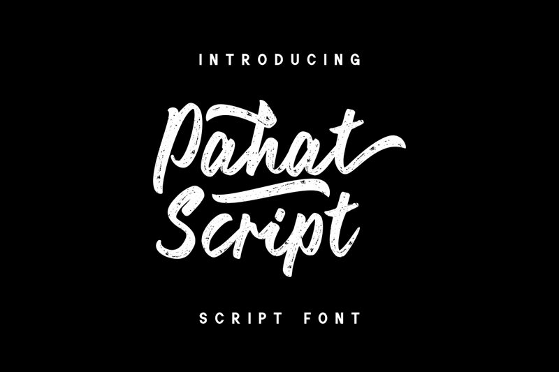 Pahat Script Czcionka