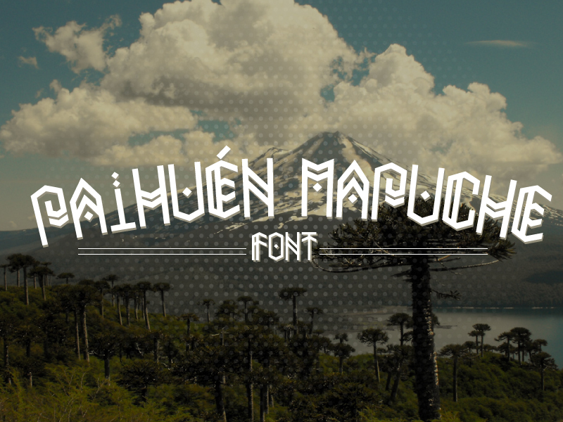 Paihuen Mapuche Schriftart