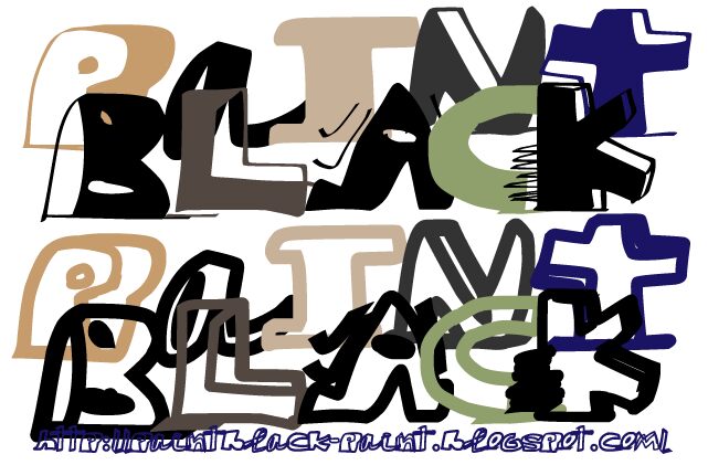 paintblack Czcionka