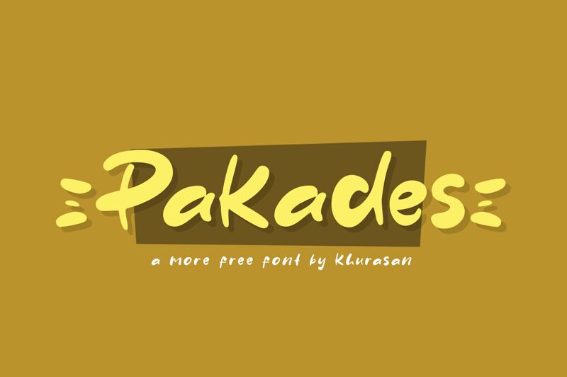 Pakades Schriftart