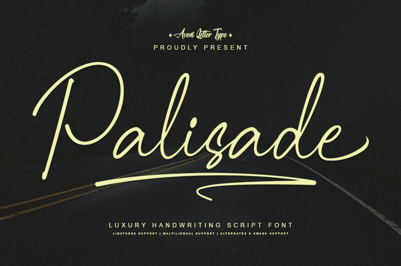 Palisade Schriftart