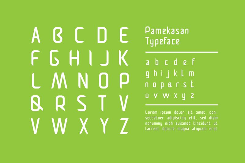 Pamekasan Schriftart