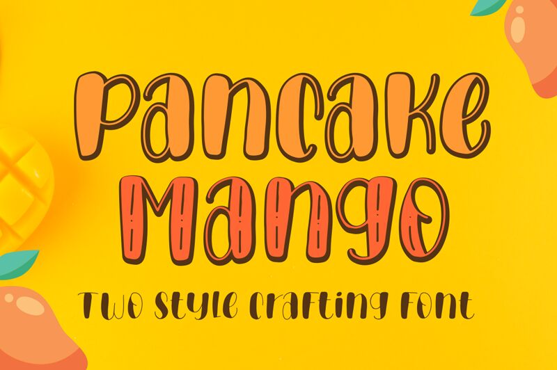 Pancake Mango Czcionka
