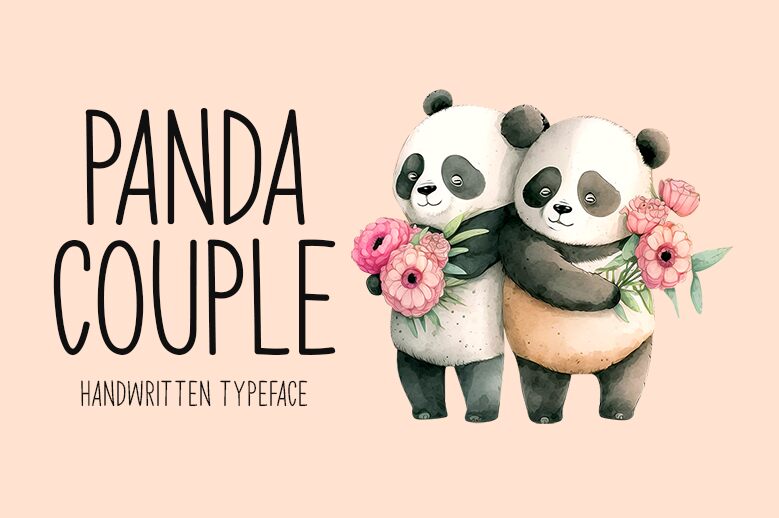 Panda Couple Carattere